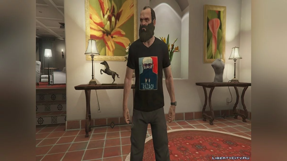 T-shirt with Politician Enis Carneiro 1.1 / GTA 5