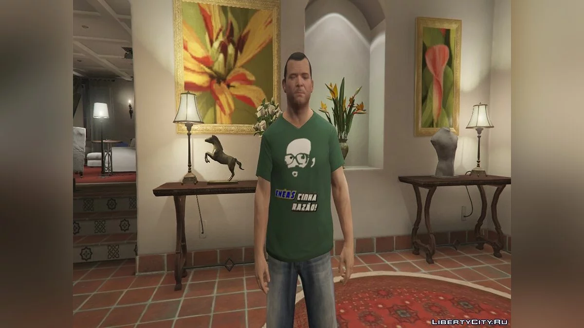 T-shirt with Politician Enis Carneiro 1.1 / GTA 5