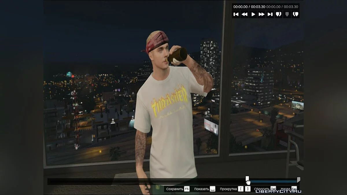 Thrasher T-Shirt Pack for Franklin / GTA 5
