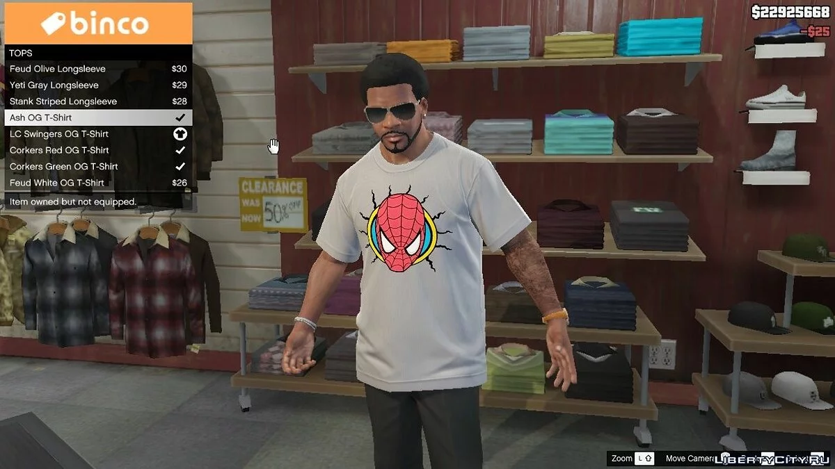 Paquete de camisetas de superhéroes para Franklin / GTA 5