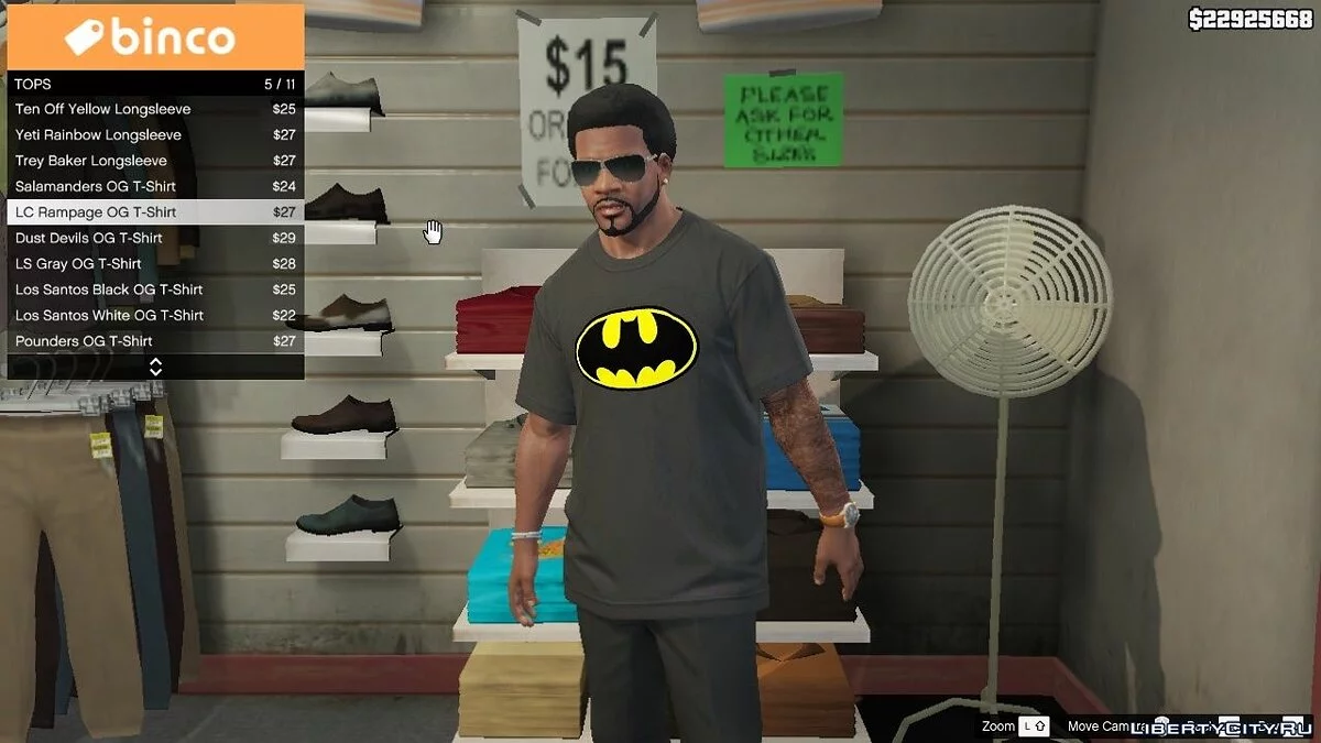 Paquete de camisetas de superhéroes para Franklin / GTA 5