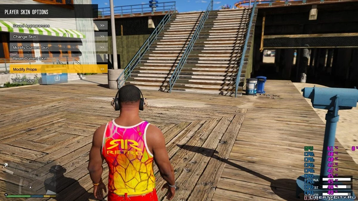 Camiseta retrô para Franklin / GTA 5