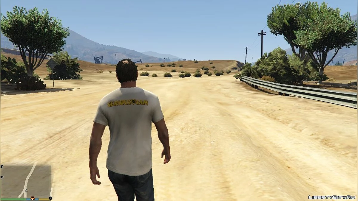 T-shirt avec le logo Serious Sam / GTA 5