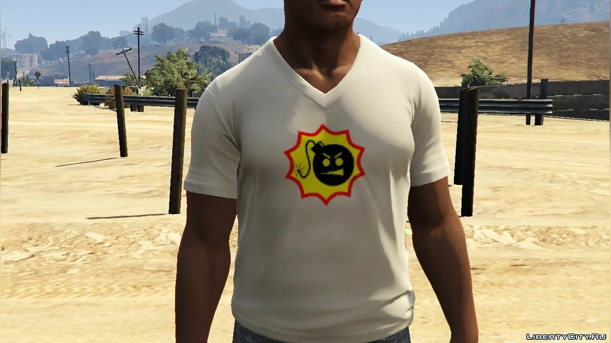 T-shirt avec le logo Serious Sam / GTA 5