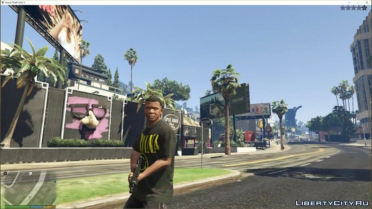 Nirvana Print T-Shirt / GTA 5