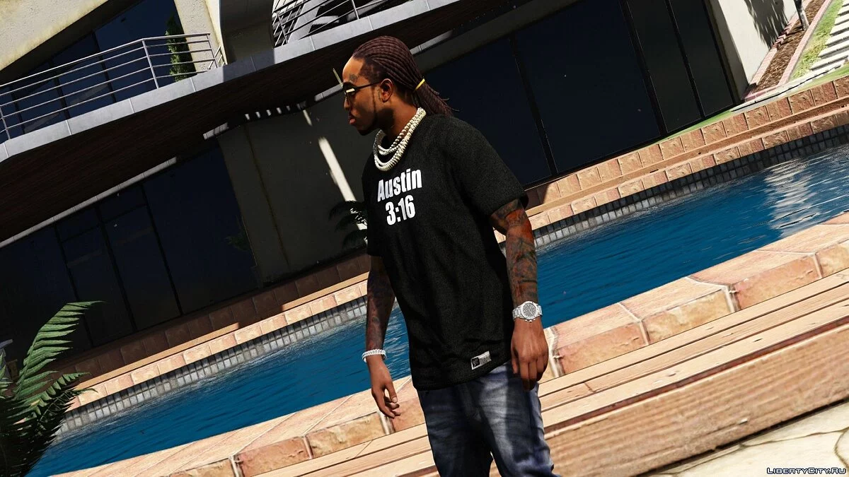Футболка Stone Cold Steve Austin з WWE / GTA 5