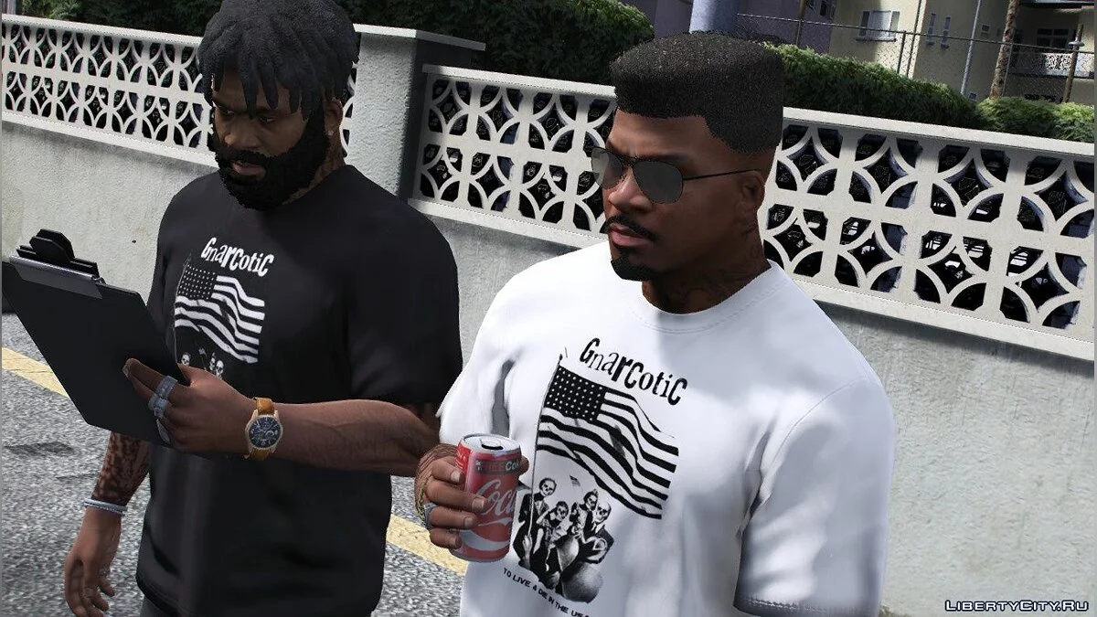 Gnarcotic T-Shirt Pack (July 4th Collection) No. 2 / GTA 5