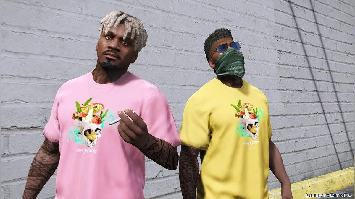 Gnarcotic T-Shirt Pack (July 4th Collection) No. 1 / GTA 5
