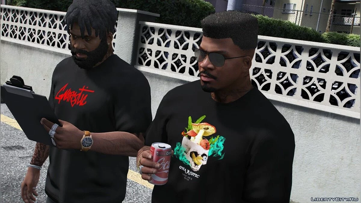 Gnarcotic T-Shirt Pack (July 4th Collection) No. 2 / GTA 5