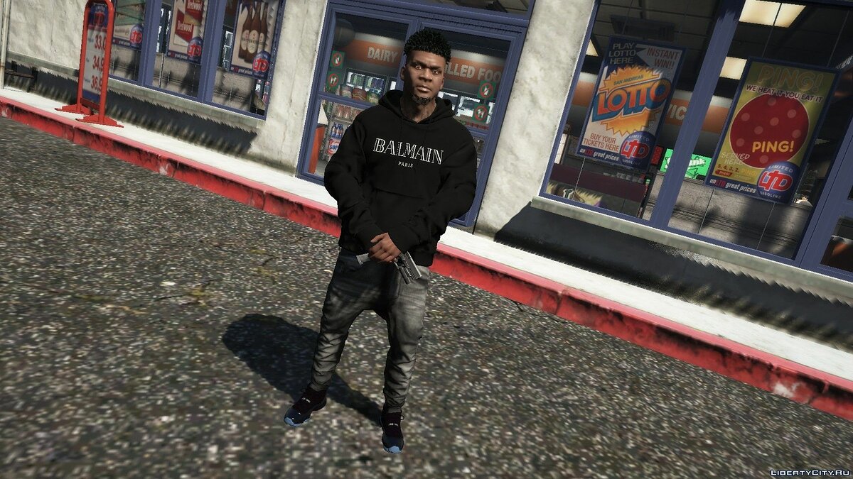 Download Balmain hoodie for GTA 5