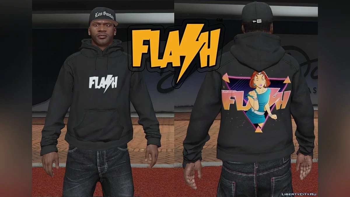 Flash FM and Vrock Hoodie for Franklin / GTA 5