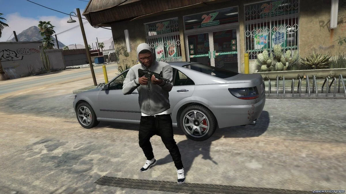 Худі Grey True Religion Zip Up / GTA 5