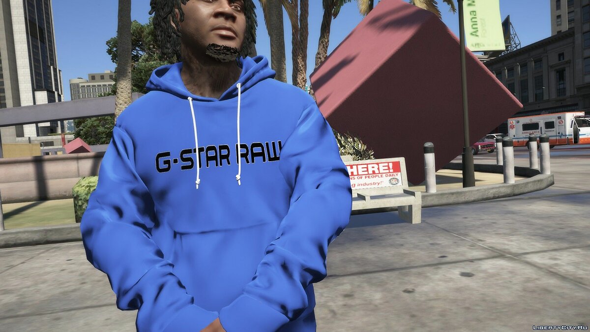 G star clearance blue hoodie