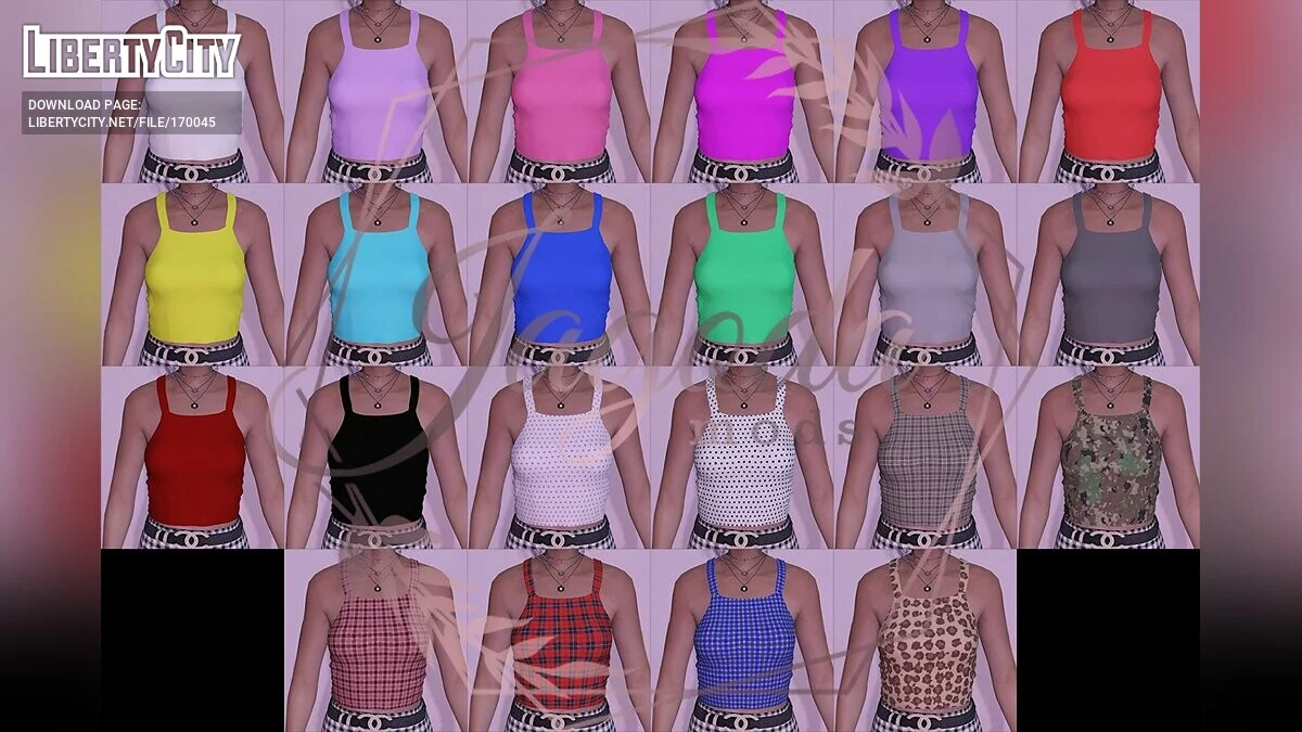 Top com costas abertas para MP Female 1.1 / GTA 5
