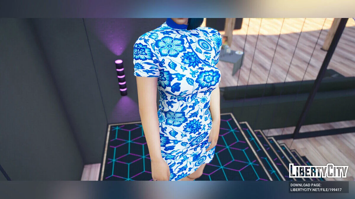 Short Qipao for MP Female 1.0 / GTA 5