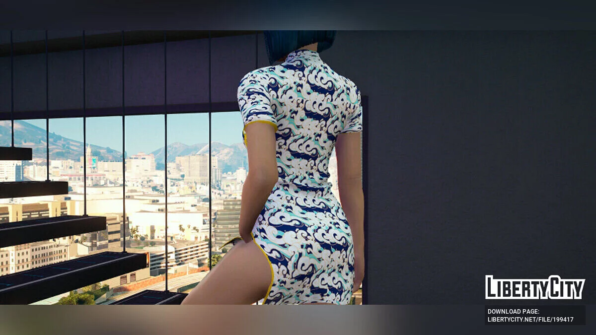 Short Qipao for MP Female 1.0 / GTA 5