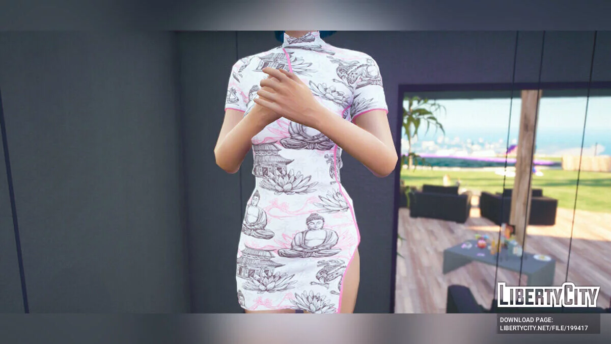 Short Qipao for MP Female 1.0 / GTA 5
