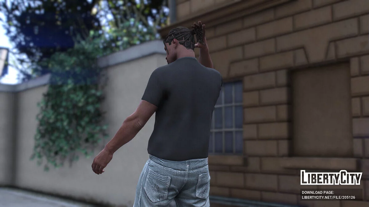 Cropped Boxy-fitting T-shirt [MP Male] / GTA 5