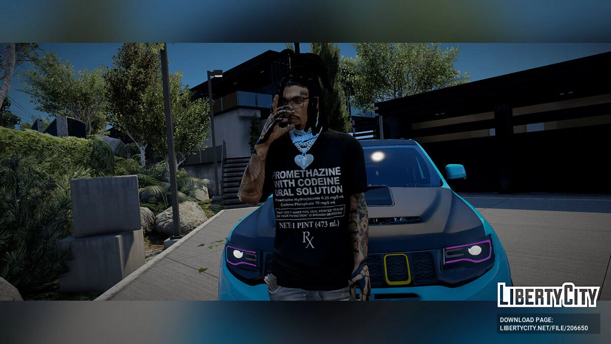 Awful Cough Syrup Shirts MP Male/Franklin / GTA 5