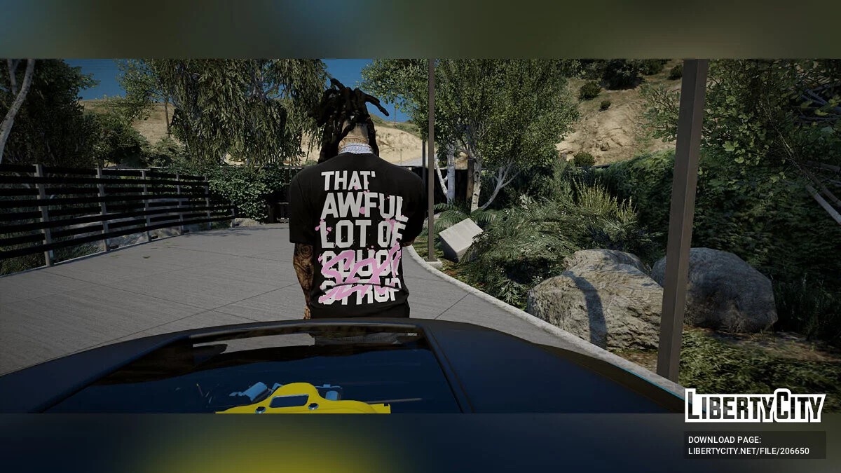Awful Cough Syrup Shirts MP Male/Franklin / GTA 5