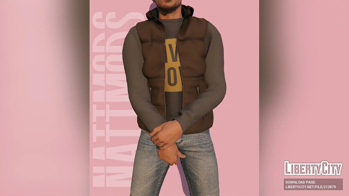 MP Erkek için Kapüşonlu Şişme Yelek / GTA 5