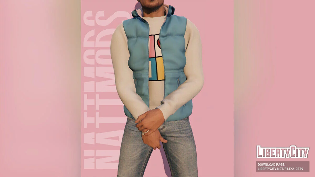 MP Erkek için Kapüşonlu Şişme Yelek / GTA 5
