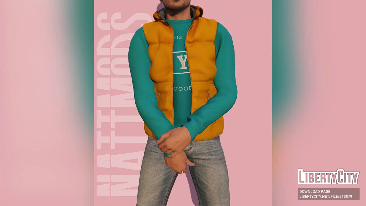 MP Erkek için Kapüşonlu Şişme Yelek / GTA 5