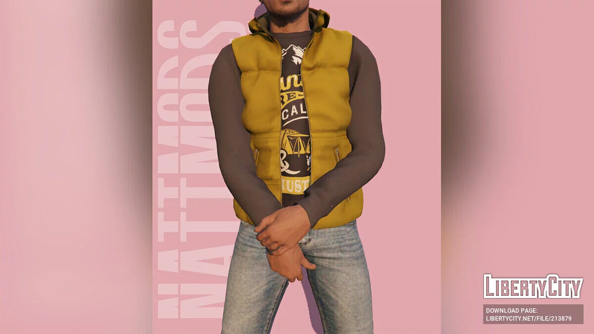 MP Erkek için Kapüşonlu Şişme Yelek / GTA 5