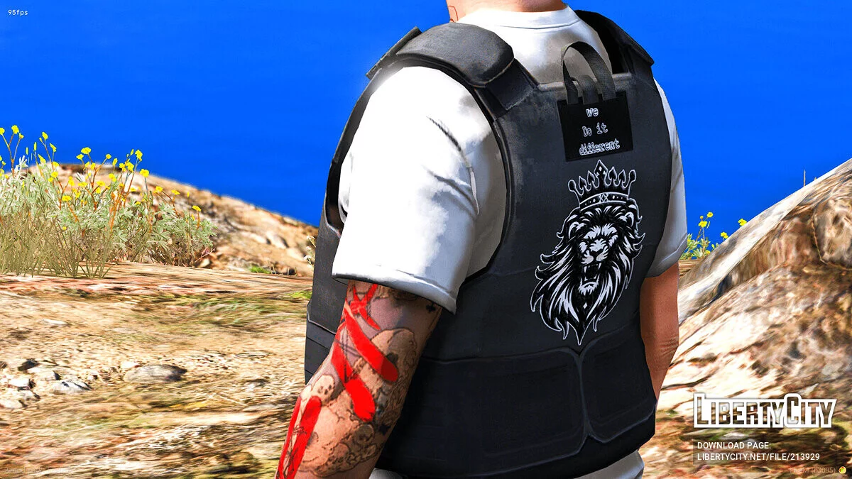 The Lions Cartel Vest для MP Male / GTA 5