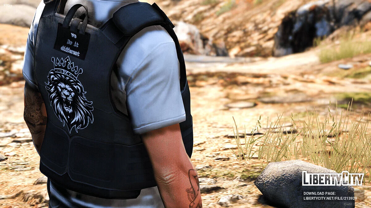 The Lions Cartel Vest для MP Male / GTA 5
