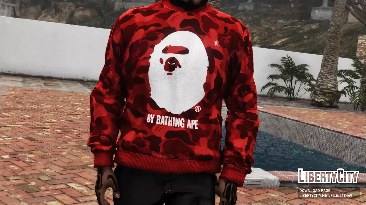 BAPE sweatshirt pack for Franklin and MP Male / GTA 5