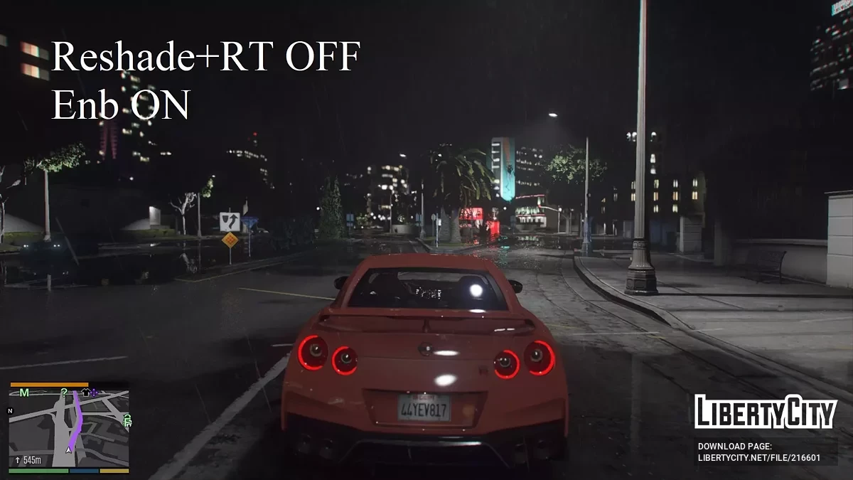 Predefinição Reshade RTGI e ENB para NVE - hardex GTA VI Realismo 1.0 / GTA 5