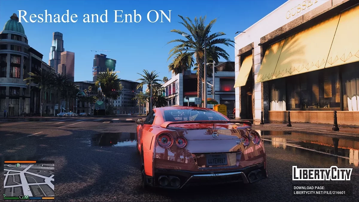 Predefinição Reshade RTGI e ENB para NVE - hardex GTA VI Realismo 1.0 / GTA 5