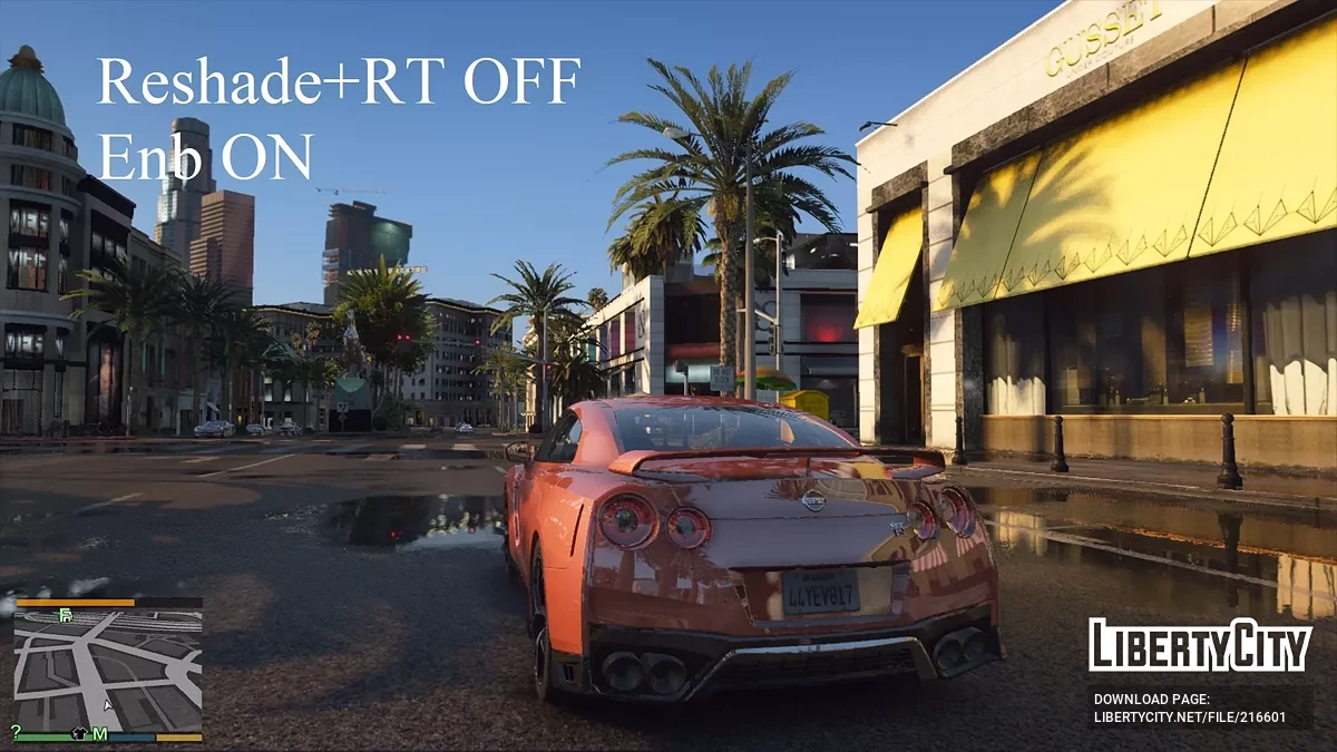 Predefinição Reshade RTGI e ENB para NVE - hardex GTA VI Realismo 1.0 / GTA 5
