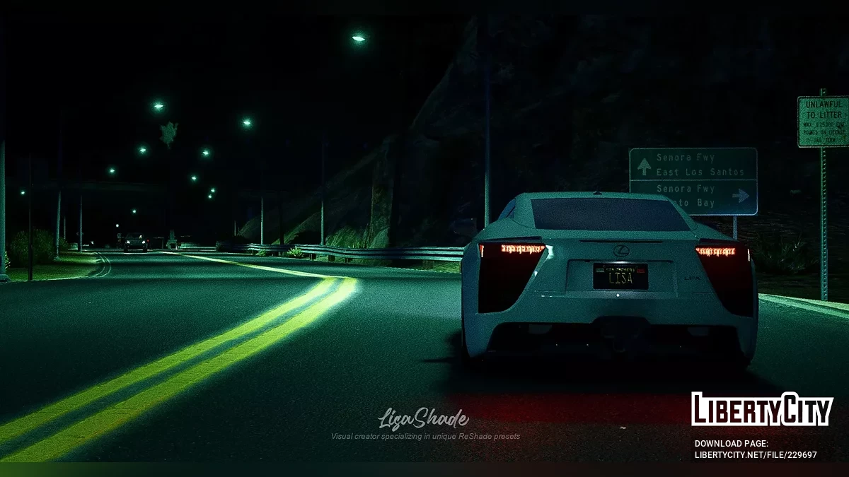 Stary styl NFS (QuantV ReShade Preset) 1.0 / GTA 5