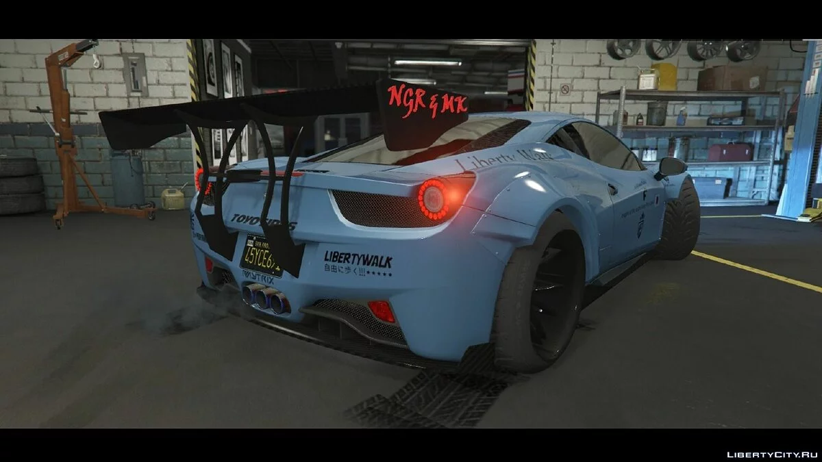 2009 Ferrari 458 Italia Liberty Walk [HQ] v1.0 / GTA 5