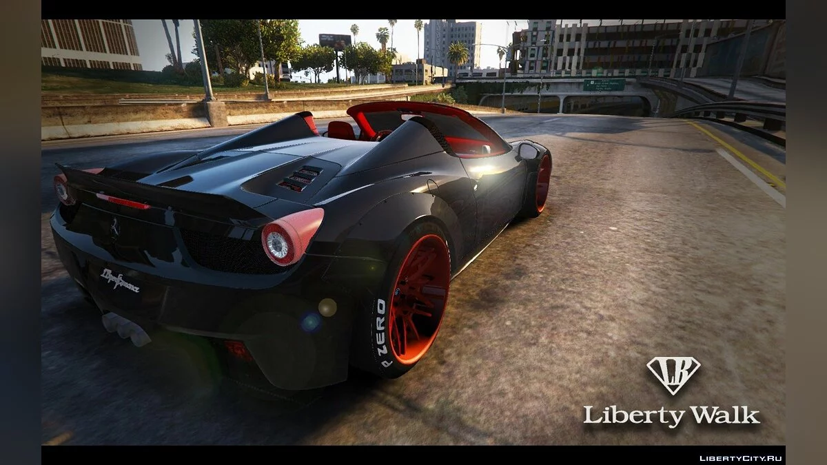 法拉利458意大利蜘蛛 [LibertyWalk] / GTA 5