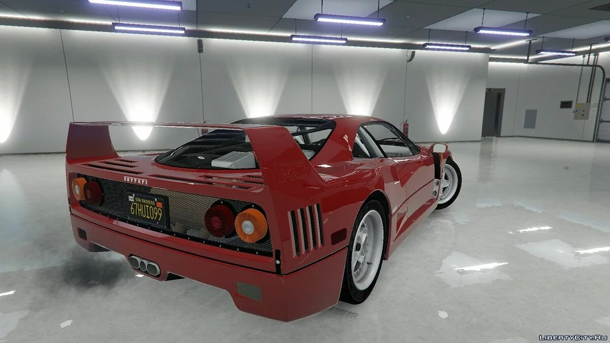 Ferrari F40 1987 v1.1 / GTA 5