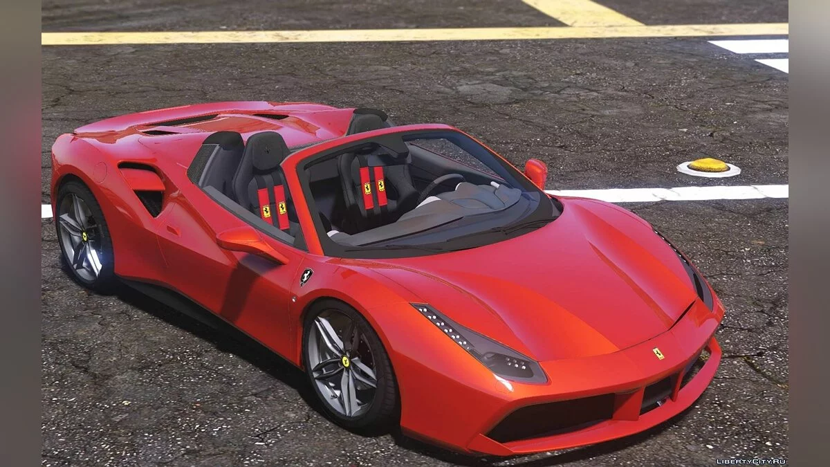 Ferrari 488 Spider [Add-On / Replace | Tuning] 4.0 / GTA 5