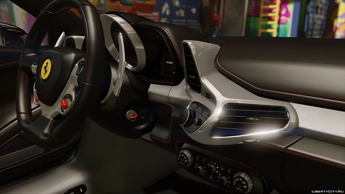 法拉利458意大利 | 热追警察 | AUTOVISTA [附加内容/替换 | 模板] / GTA 5