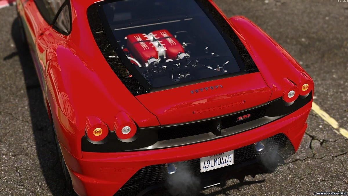 Ferrari 430 Scuderia [Доповнення / Заміна | Тюнінг | Шаблон] / GTA 5
