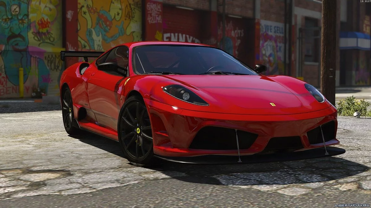 Ferrari 430 Scuderia [Доповнення / Заміна | Тюнінг | Шаблон] / GTA 5
