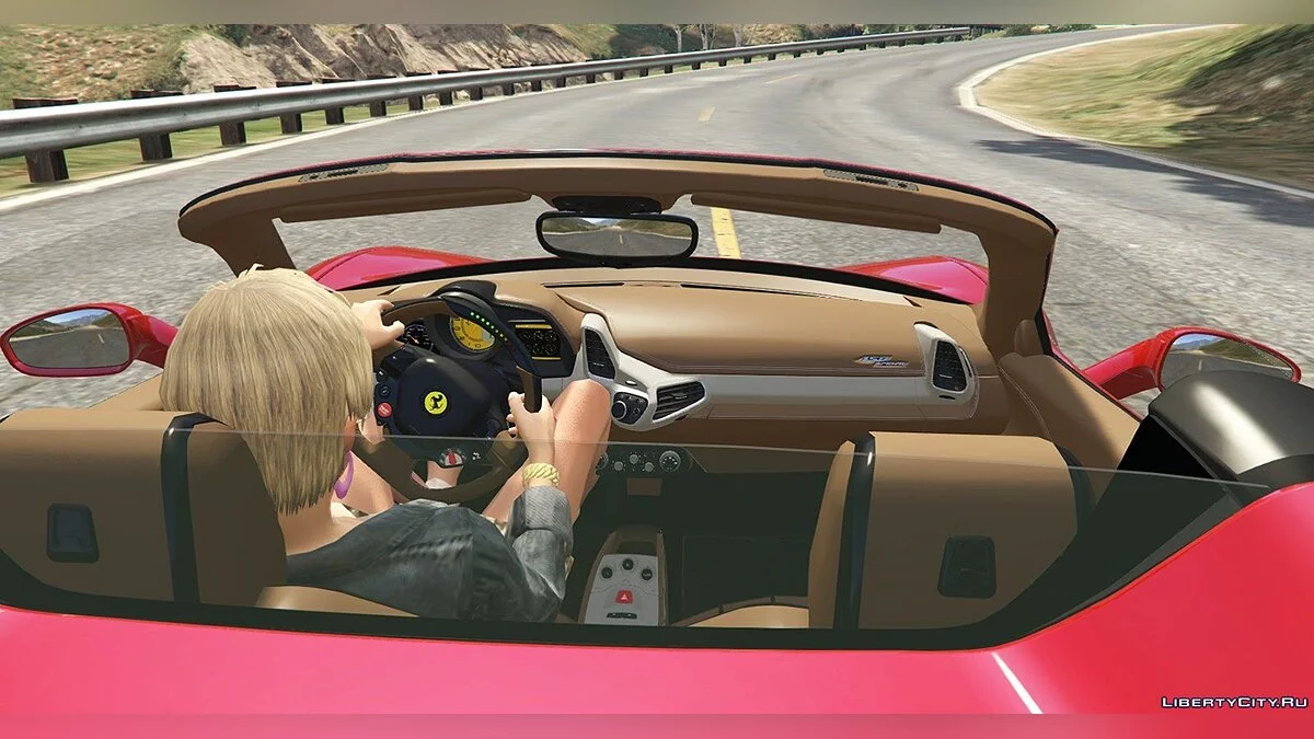 法拉利458 Spider 2013 [附加/替换 | 调整 | 车身涂装] 1.3 / GTA 5