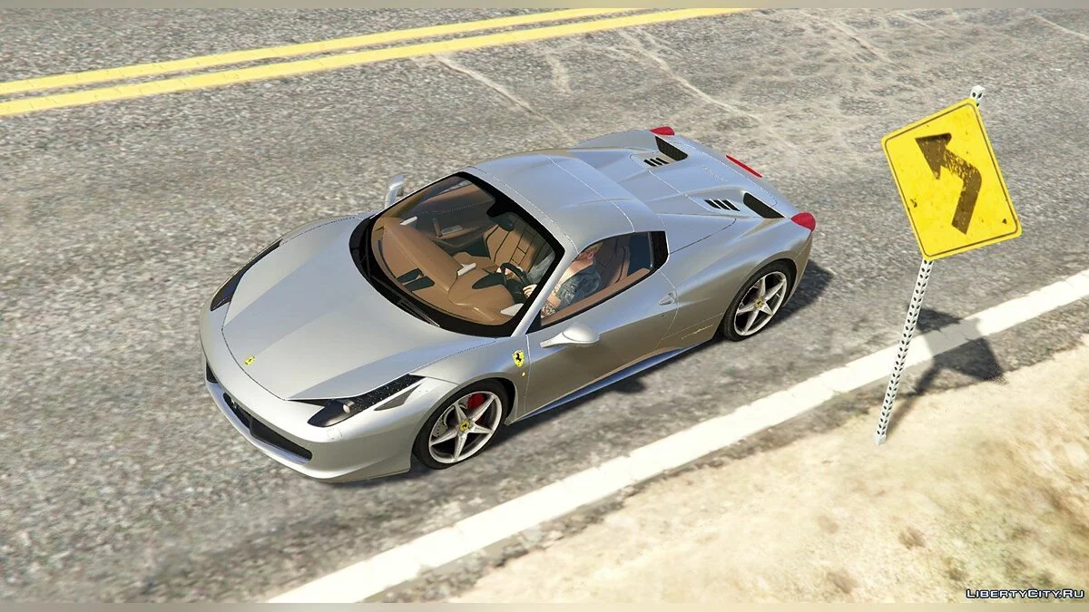 法拉利458 Spider 2013 [附加/替换 | 调整 | 车身涂装] 1.3 / GTA 5