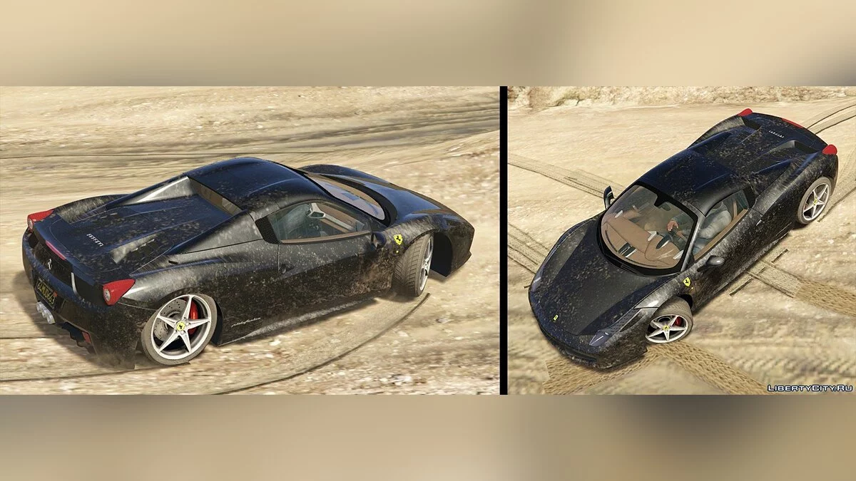 Ferrari 458 Italia & Spider (2 Autos Paket) [Add-On / Ersetzen | Tuning | Lackierung] 2.5 / GTA 5
