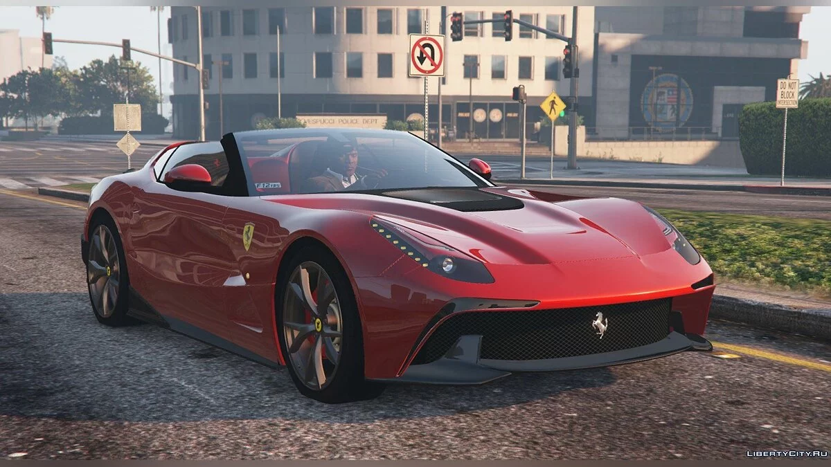 Ferrari F12 TRS Roadster [Add-On | Plantilla] 1.0 / GTA 5