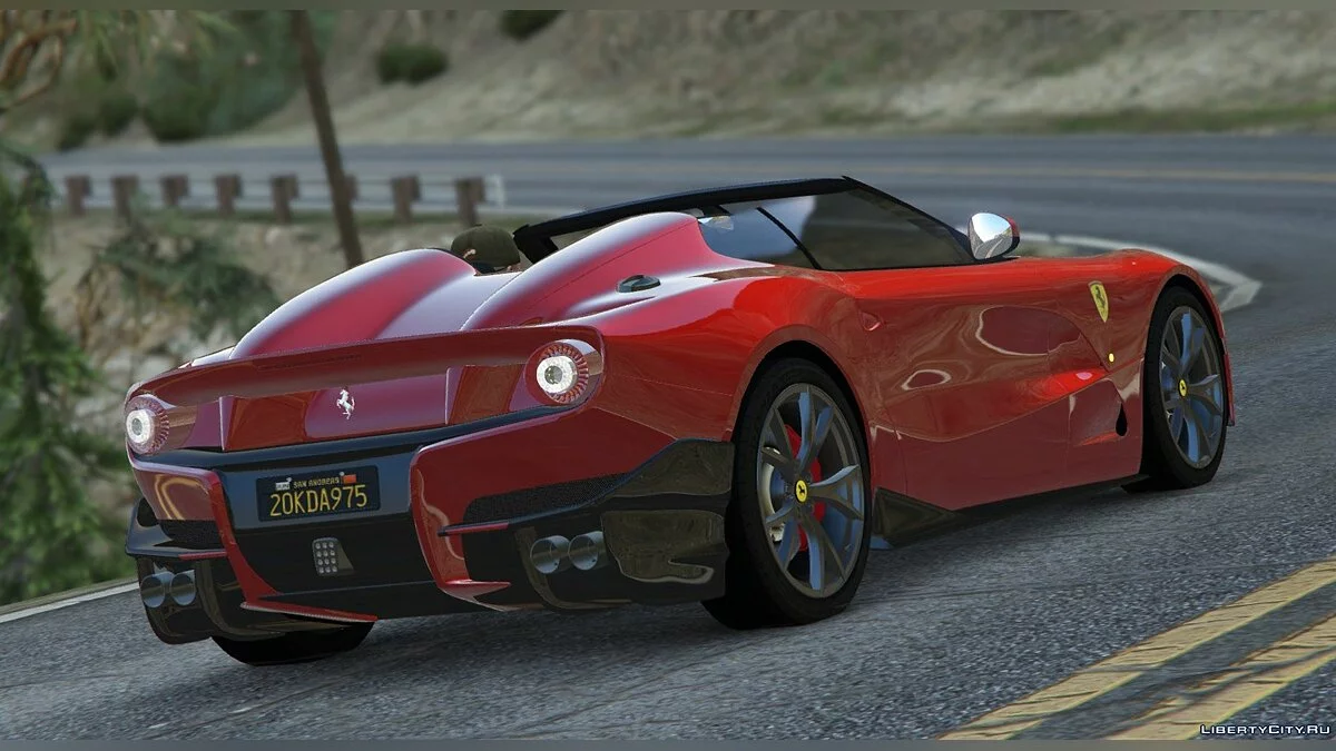 Ferrari F12 TRS Roadster [Add-On | Plantilla] 1.0 / GTA 5