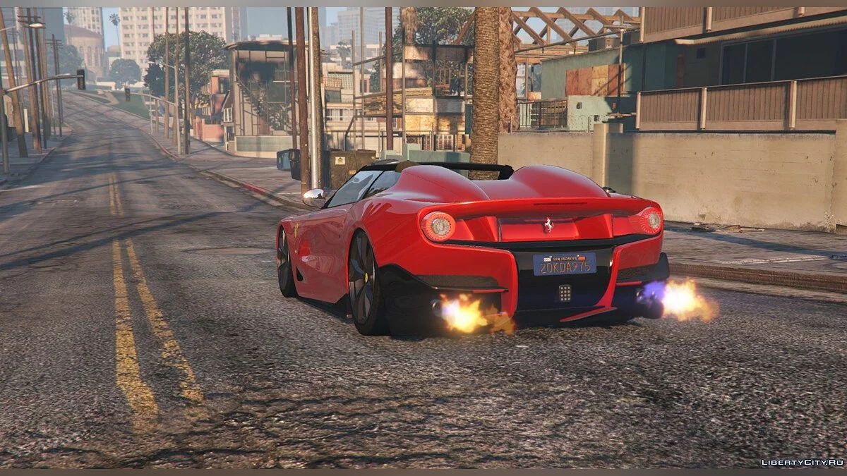 Ferrari F12 TRS Roadster [Add-On | Plantilla] 1.0 / GTA 5