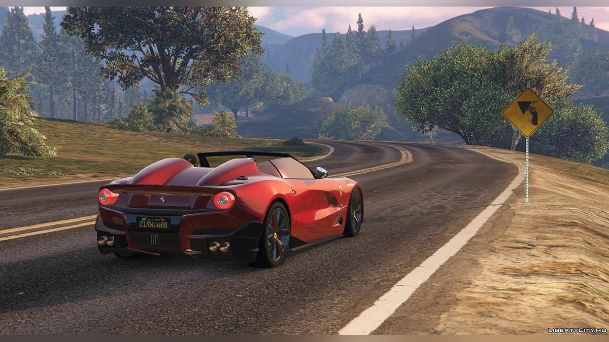 Ferrari F12 TRS Roadster [Add-On | Plantilla] 1.0 / GTA 5