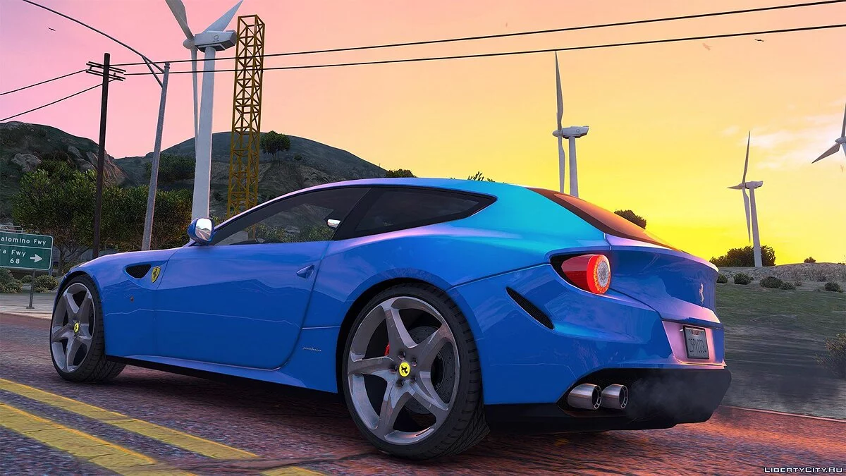 Ferrari FF [Add-On / Substituição | Animado | Mostradores Analógicos / Digitais | Modelo] 1.0 / GTA 5